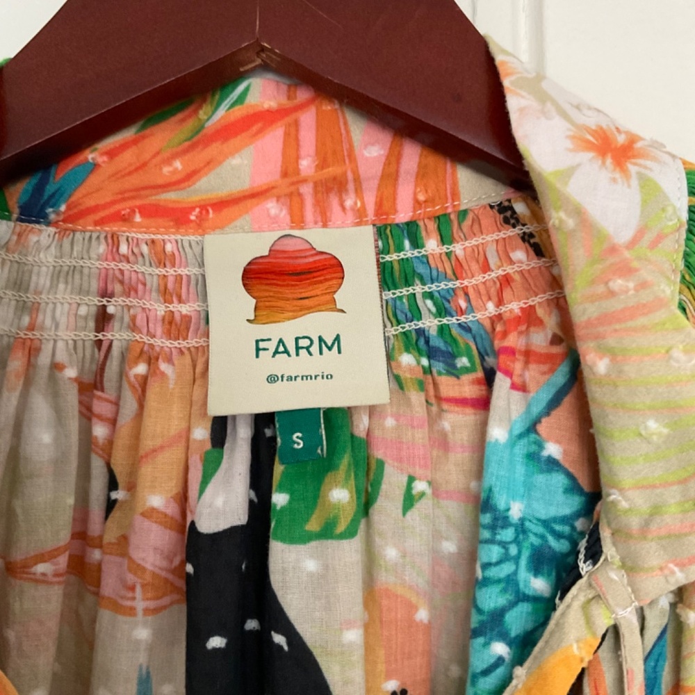 FARM Rio Multicolor Floral Blouse - Picture 11 of 12